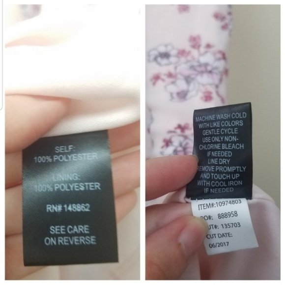 🆕️ Torrid Pink Floral Chiffon Dress Sz. 12 - Picture 5 of 9